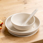 Nattou set tacamuri silicon 3 piese 6m+ Clay