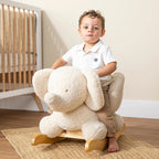 Nattou balansoar in forma de animale 10m+ Teddy Elefant Ecru