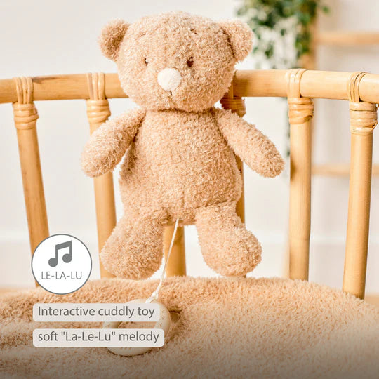Nattou jucarie plus muzicala 22 cm 0m+ Teddy Ursulet Beige