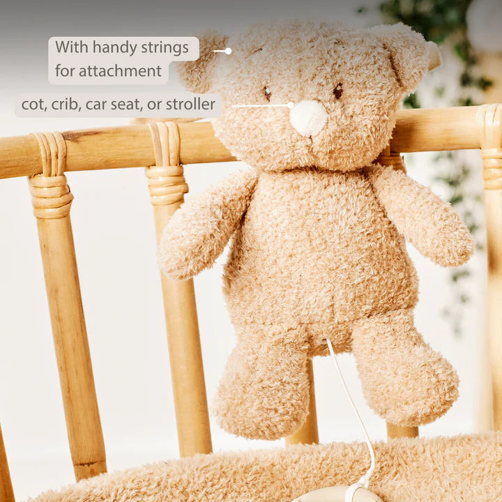 Nattou jucarie plus muzicala 22 cm 0m+ Teddy Ursulet Beige