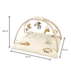 Nattou covor de jaoca 70x80 cm cu arcada 0m+ Teddy Off-white