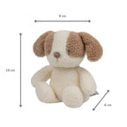 Nattou jucarie plus si lampa de veghe 25 cm 0m+ Teddy Dog Beige