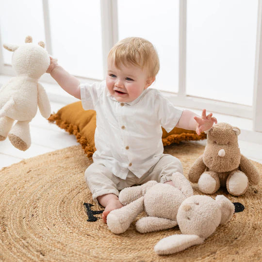 Nattou jucarie plus 30 cm Teddy Rinocer Caramel