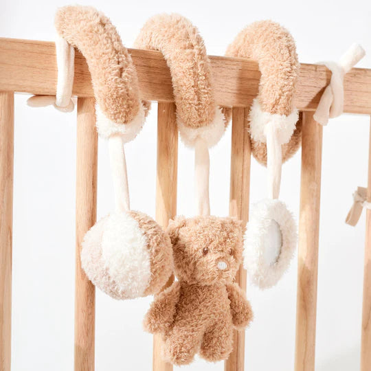 Nattou jucarie plus spirala 20 cm Teddy Ecru-Caramel