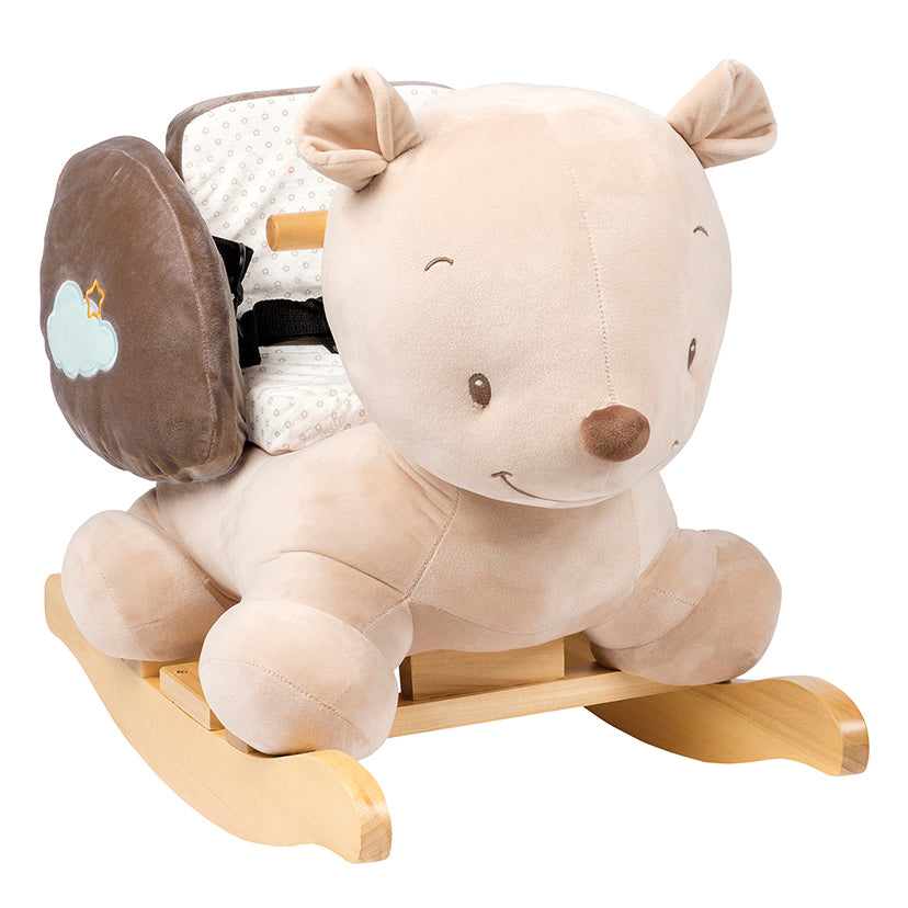 Nattou balansoar forma de animale 10m+ Mia & Basile - ursuletul Basile