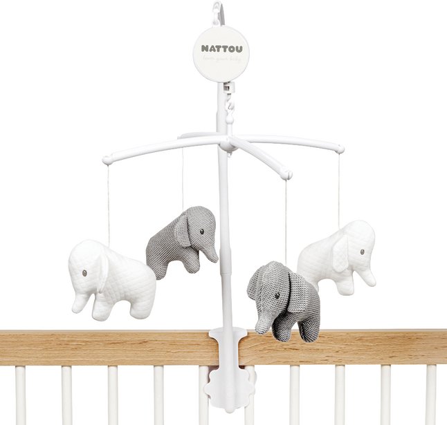 Nattou carusel muzical plus 0m+, Elefant Tembo 01