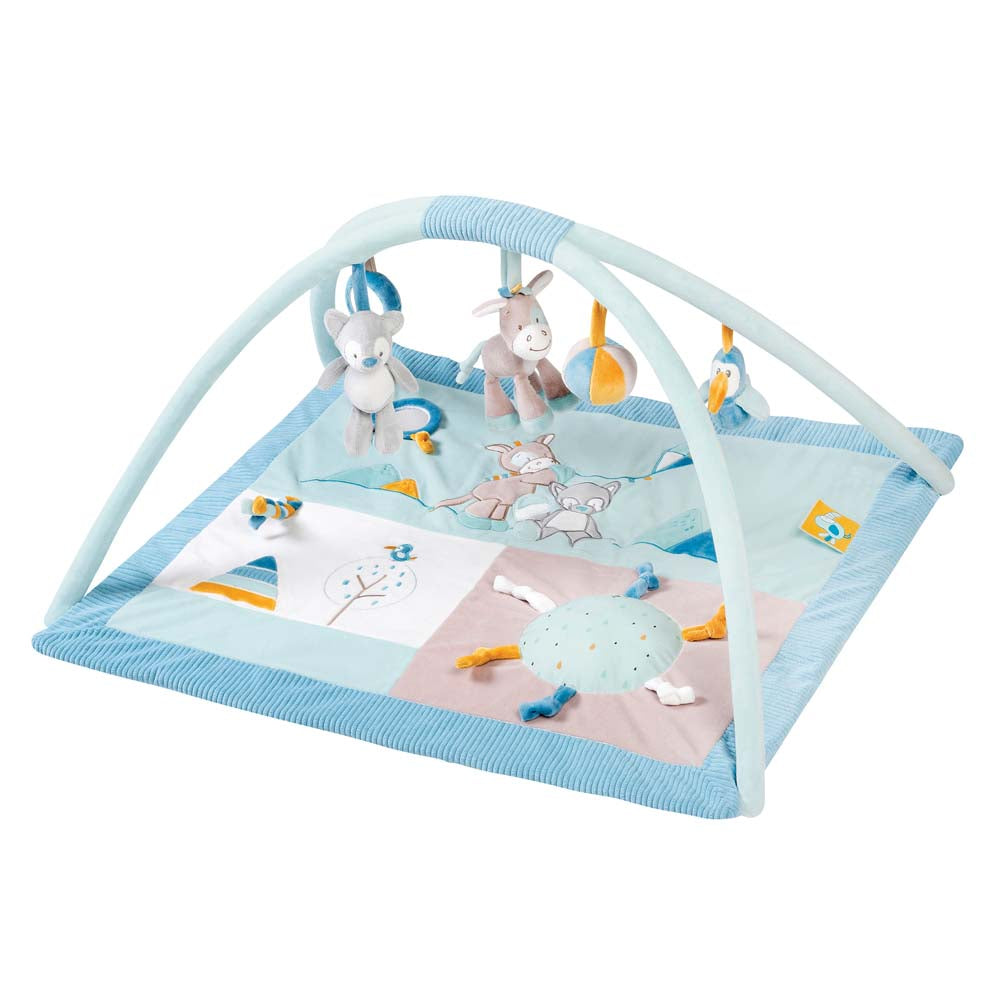 Nattou covor de joaca 74x68 cm pentru 0m+, Tim & Tiloo 01 Imagine principală a produsului