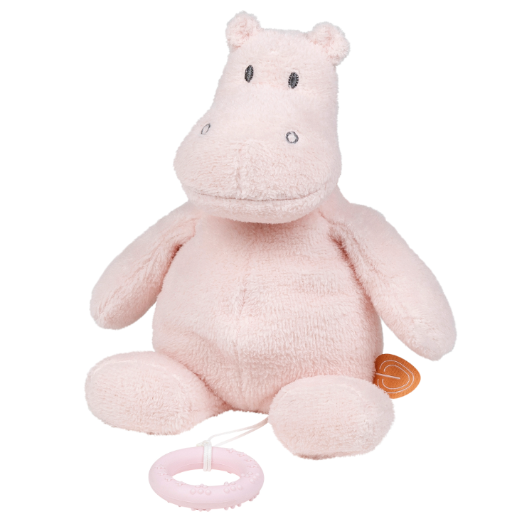 Nattou jucarie plus muzicala 30 cm pentru 0m+ Susie & Bonnie Hippo Suzie Roz Imagine principală a produsului