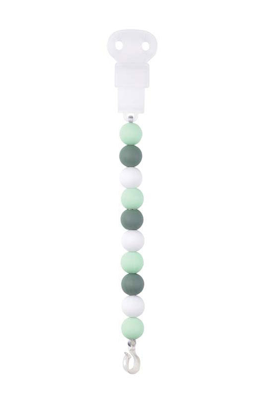 Nattou lant suzeta universala Silicon 0m+, Mint-White 20600085 Imagine principală a produsului