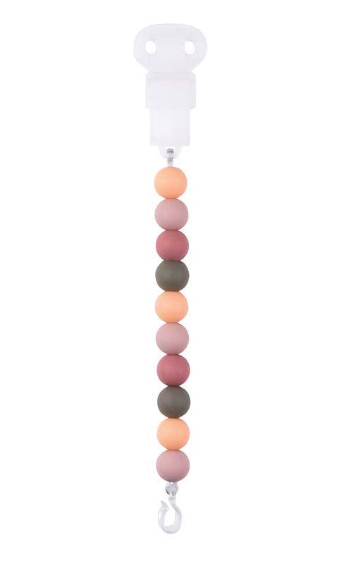 Nattou lant suzeta universala Silicon 0m+, Peach 20600085