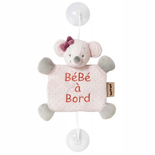 Nattou plus Baby On Board cu ventuza Valentine Imagine principală a produsului