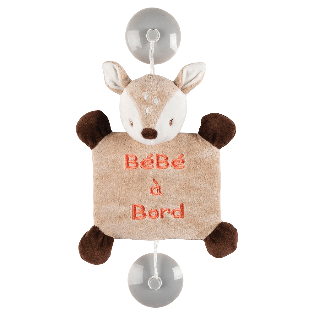 Nattou plus Baby On Board cu ventuza colectia Fanny & Oscar