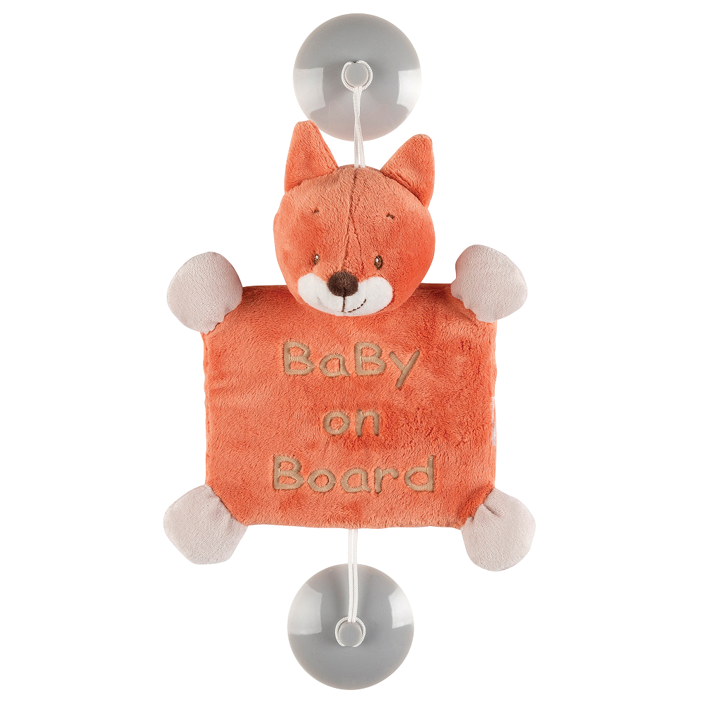 Nattou plus Baby On Board cu ventuza colectia Fanny & Oscar 0m Imagine principală a produsului