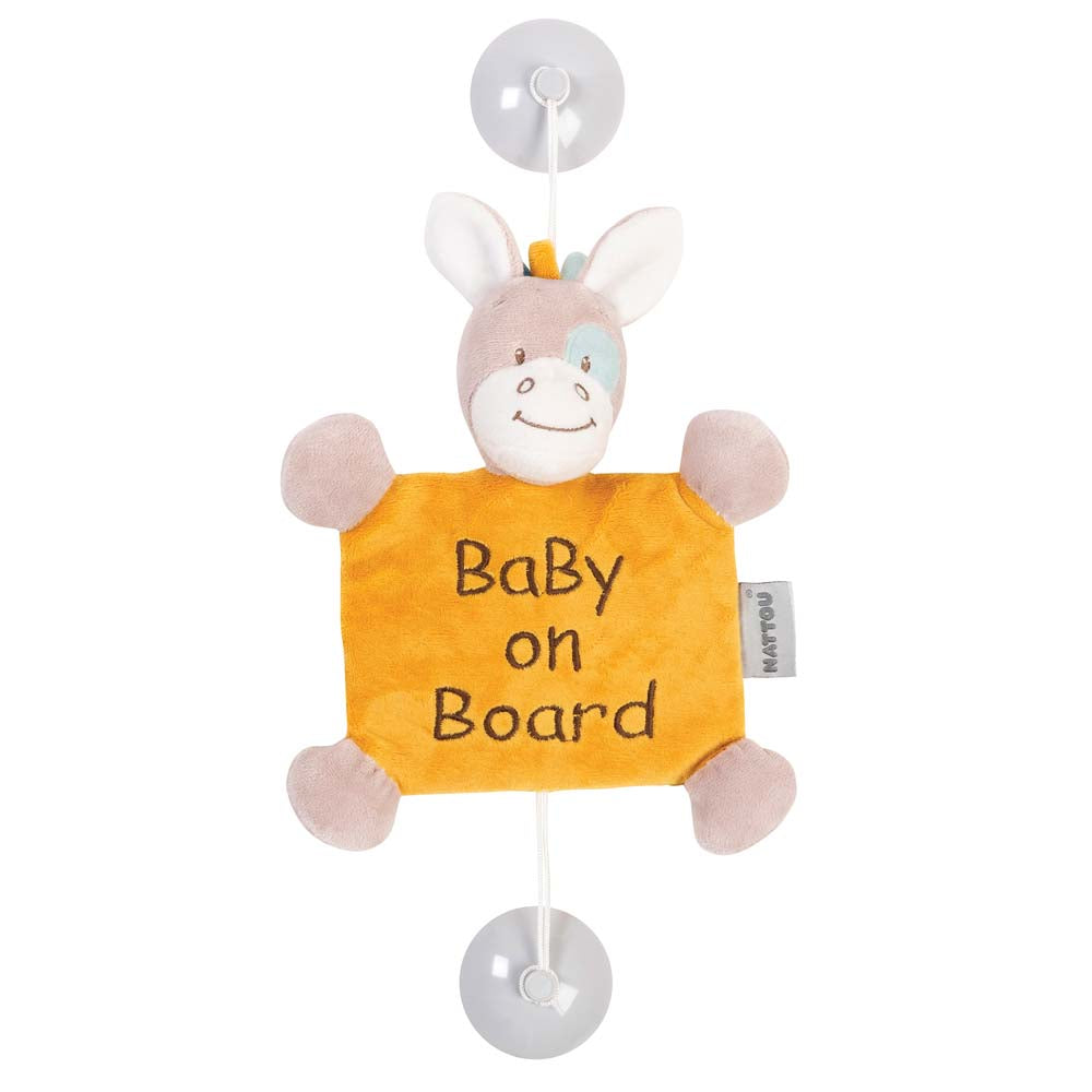 Nattou plus Baby On Board cu ventuza colectia Tim & Tiloo 0m+ Imagine principală a produsului