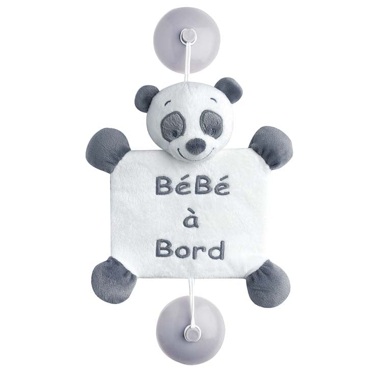 Nattou plus Baby On Board cu ventuza 0m+ Panda Loulou Imagine principală a produsului
