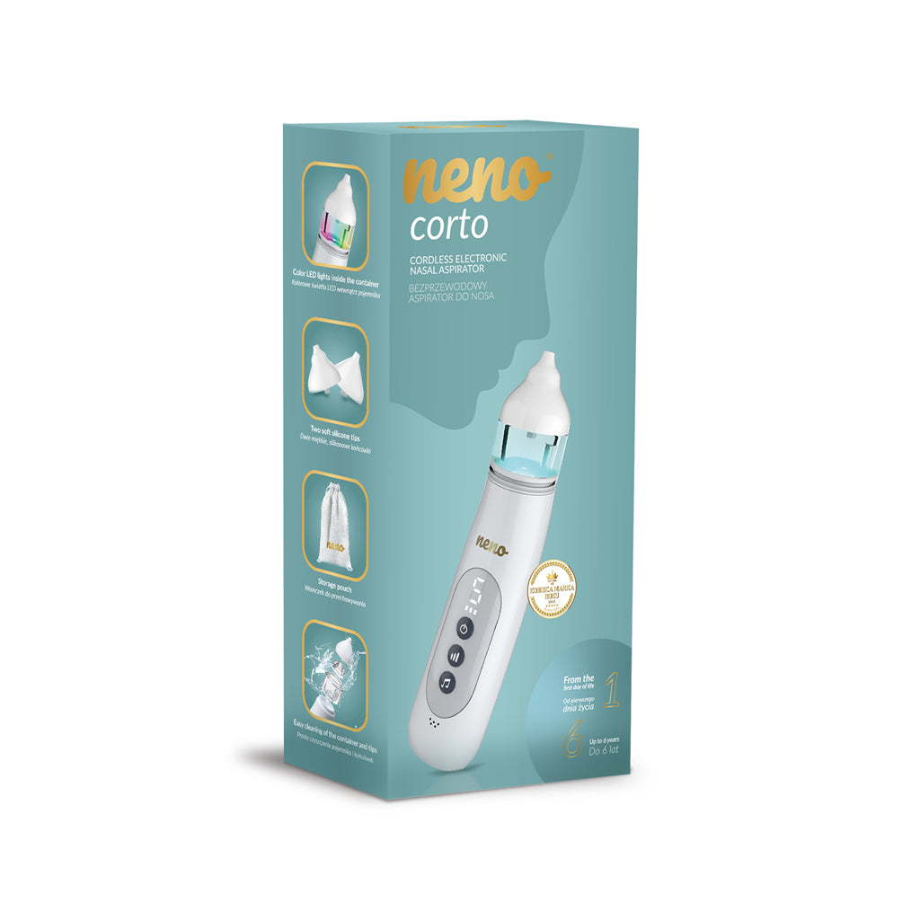 Neno aspirator nazal electric fara fir CORTO cu melodii 0m+
