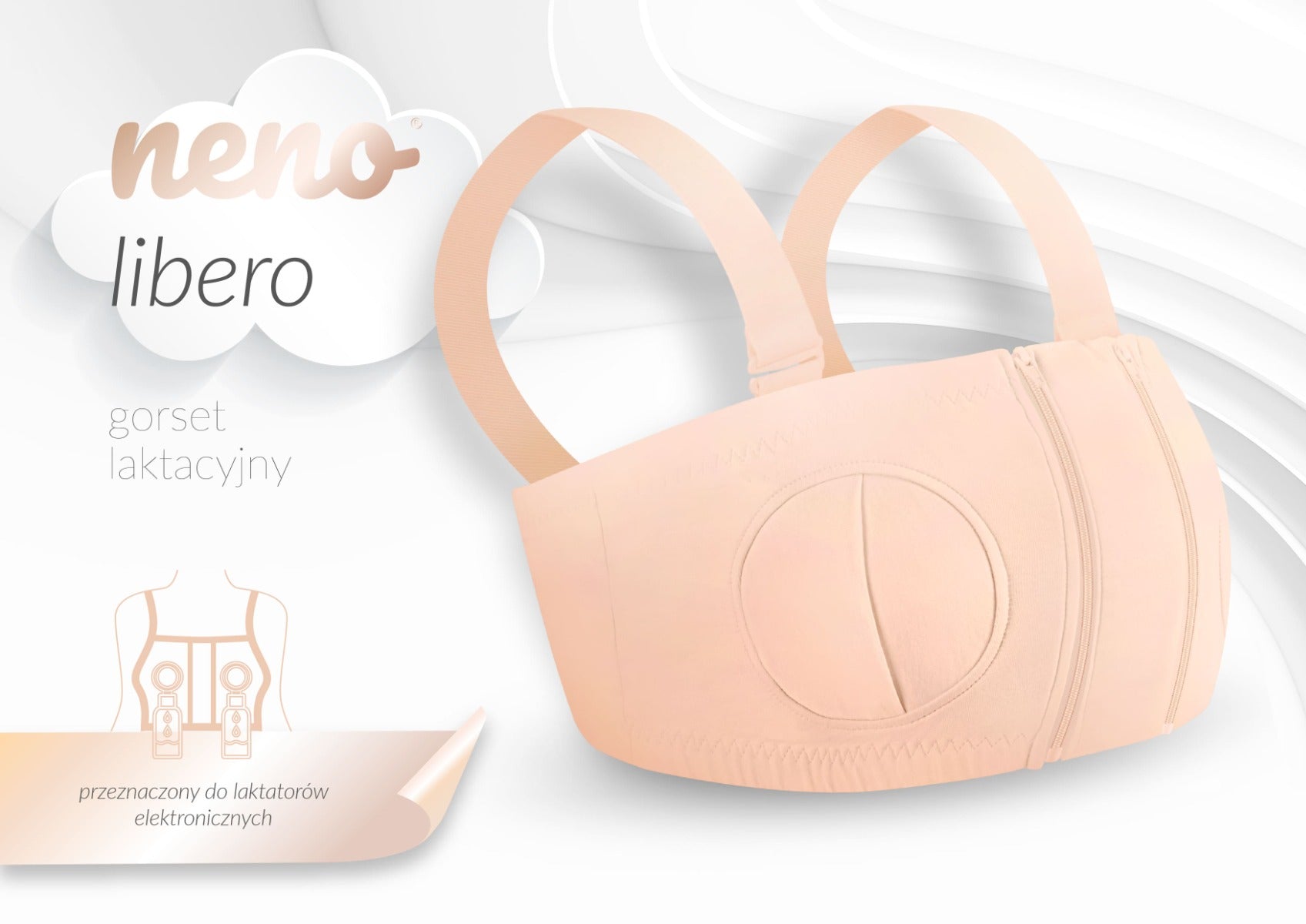 Neno corset pentru alaptare pentru pompe electronice de san