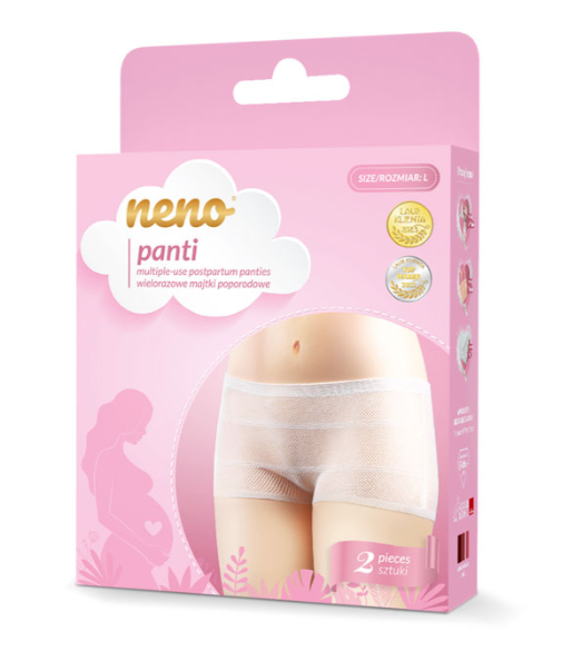 Neno Neno Panti chilot postnatal reutilizabil cu utilizare multipla 2 buc marime L
