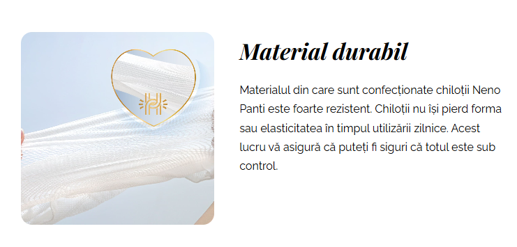 Neno Neno Panti chilot postnatal reutilizabil cu utilizare multipla 2 buc marime L