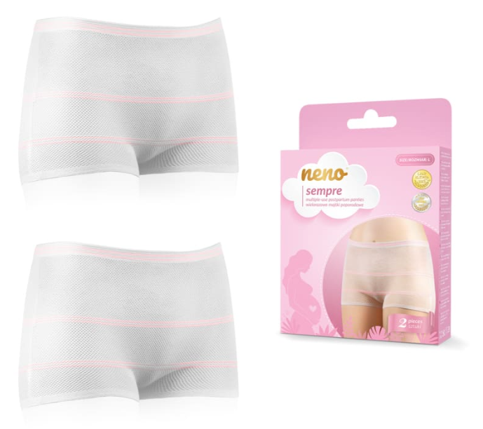 Neno Neno Sempre chilot postnatal reutilizabil cu utilizare multipla 2 buc marime L