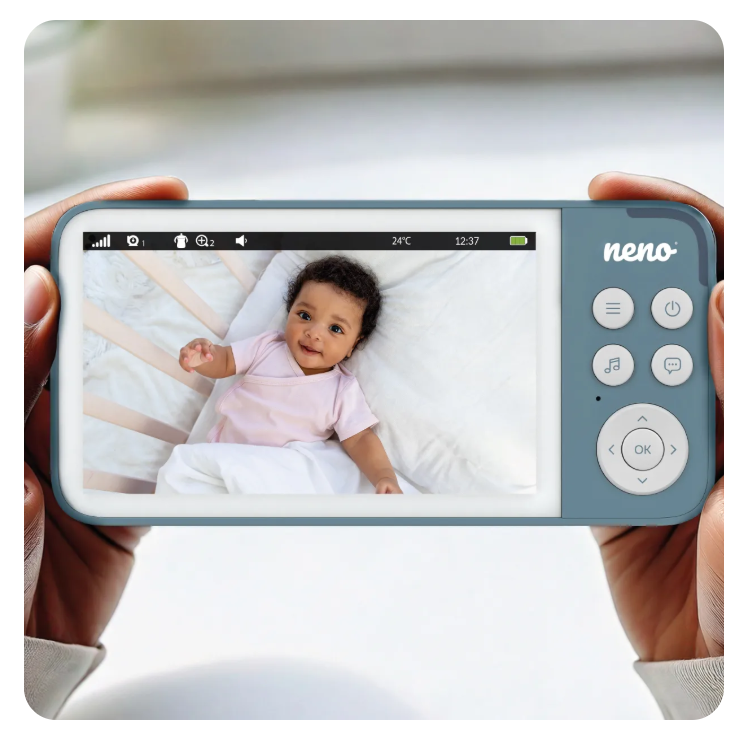Neno Vedo Blue interfon digital pentru bebelusi cu receptor wireless