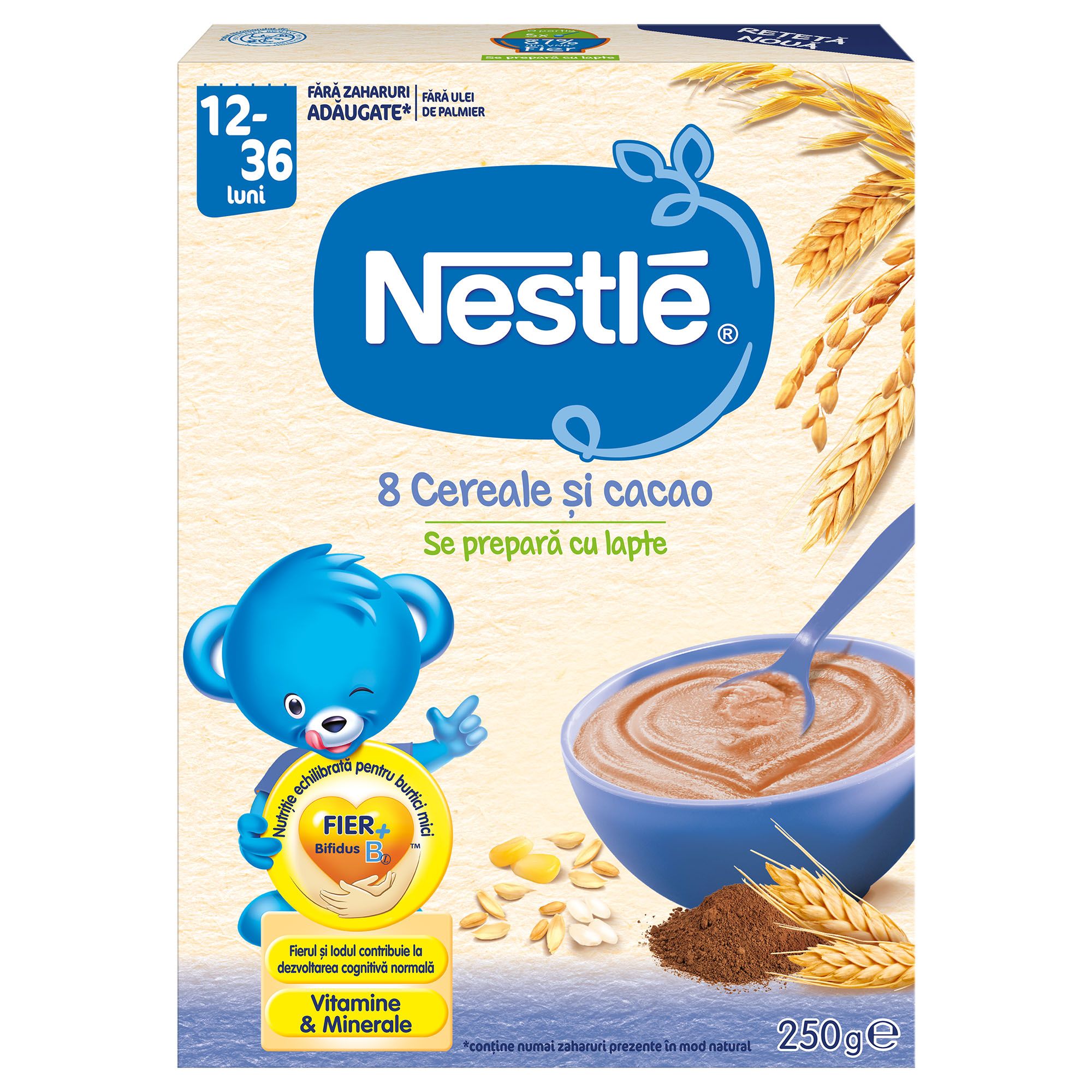 Nestle 8 cereale Junior, 12-36 luni, 250 g