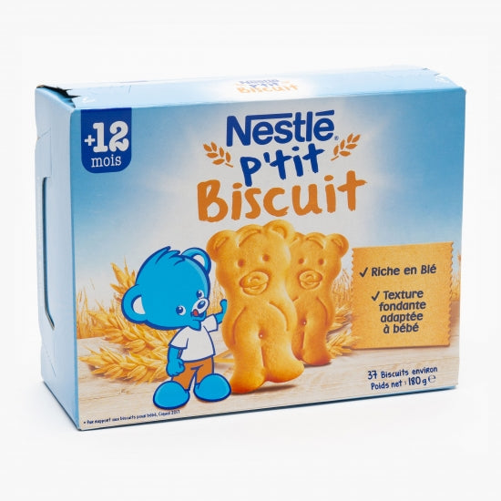 Nestle biscuit P'tit Biscuit 12 luni+ 180 g, 37 buc