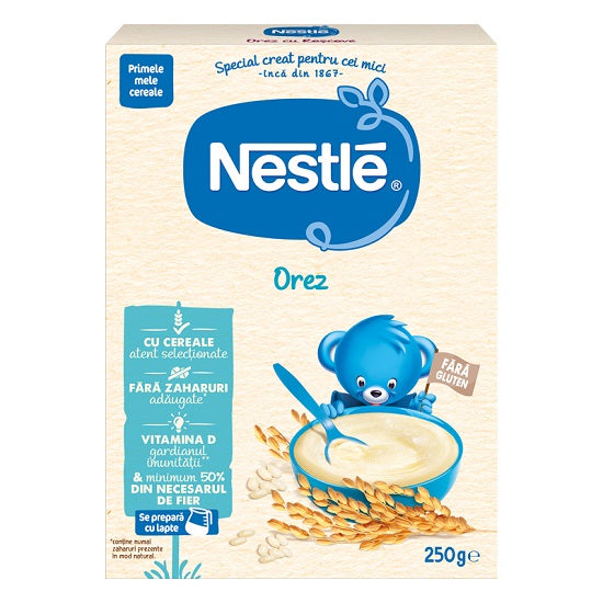 Nestle cereale cu orez, 6 luni+, 250 g