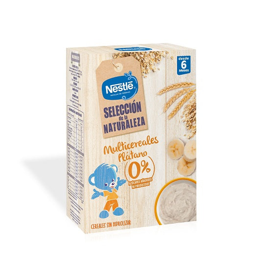 Nestle Nature Selection multicereale si banane 6 luni+, 270 g