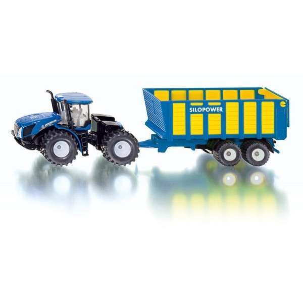Siku Jucarie Masinuta Tractor with Silage Traile 3ani+