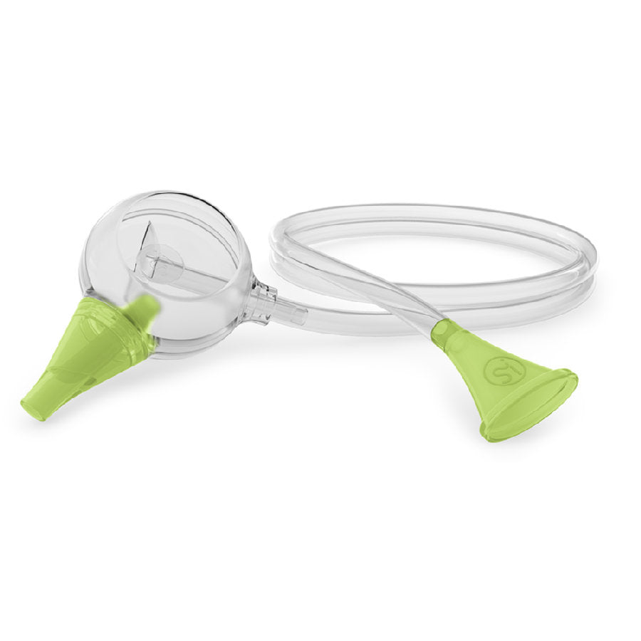 Nosiboo Eco aspirator nazal cu aspiratie bucala 0-4 ani, Verde 01