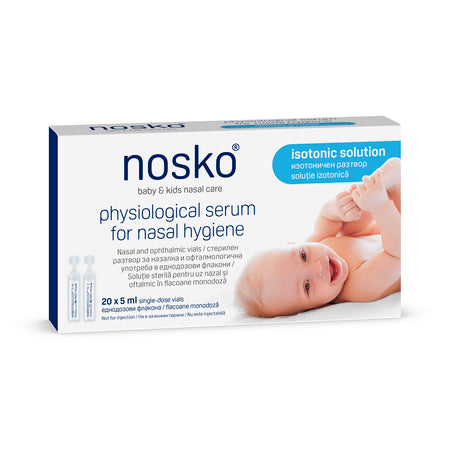 Nosko Ser fiziologic, Solutie izotonica, 20 monodoze x 5 ml