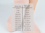 Noviti soseta fete jacquard pana la glezna 0-18 luni si 19-34 - 1 pereche