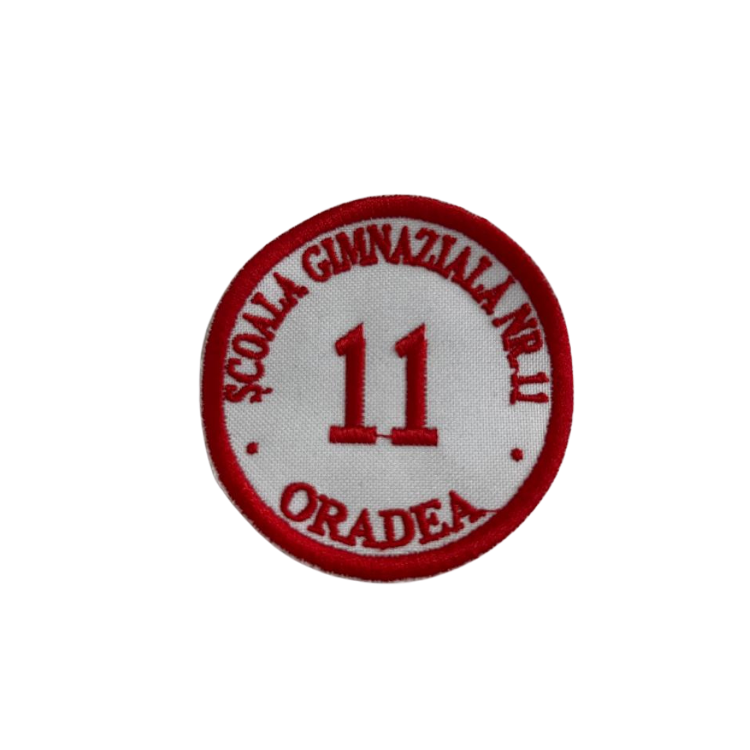 Uniforma emlema brodata pentru Scoala Gimnaziala Nr.11 Oradea