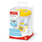 Nuk Action Cup cana de baut 230 ml 12m+ Galben cu pisica si iepure