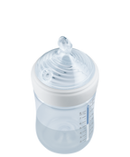 Nuk biberon 150 ml FOR NATURE cu senzor si tetina silicon S 0-6 luni Iepurasi