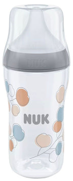 Nuk biberon Perfect Match cu tetina silicon M si senzor de temperatura 260 ml 3m+ Ramura