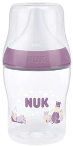 Nuk biberon Perfect Match cu tetina silicon S si senzor de temperatura 150 ml 0m+ Mov