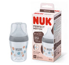 Nuk biberon Perfect Match cu tetina silicon si senzor de temperatura 150 ml 0m+ Ramura