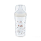 Nuk biberon Perfect Match cu tetina silicon si senzor de temperatura 260 ml 3m+ Curcubeu