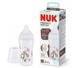 Nuk biberon Perfect Match cu tetina silicon si senzor de temperatura 260 ml 3m+ Tiger