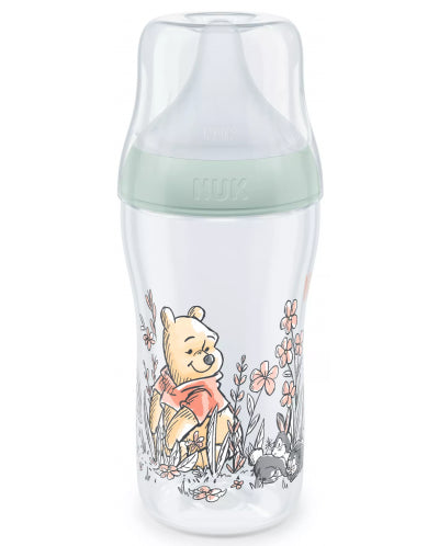 Nuk biberon Perfect Match cu tetina silicon si senzor de temperatura 260 ml 3m+ Winnie