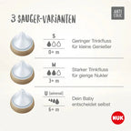 Nuk biberon Perfect Match cu tetina silicon 