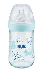 Nuk biberon sticla Nature Sense cu senzor de temperatura M/ 6-18 luni 240 ml