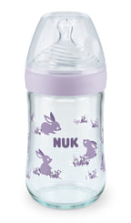 Nuk biberon sticla Nature Sense cu senzor de temperatura M/ 6-18 luni 240 ml