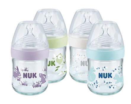 Nuk biberon sticla Nature Sense cu senzor de temperatura S/ 0-6 luni 120 ml