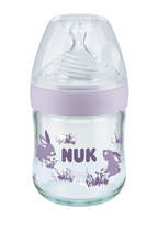 Nuk biberon sticla Nature Sense cu senzor de temperatura S/ 0-6 luni 120 ml