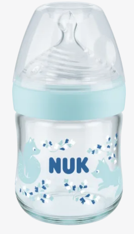 Nuk biberon sticla Nature Sense cu senzor de temperatura S/ 0-6 luni 120 ml