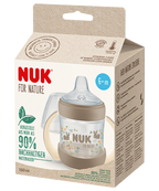 Nuk biberon tranzitie 150 ml FOR NATURE cu cioc silicon si senzor 6m+ Iepurasi
