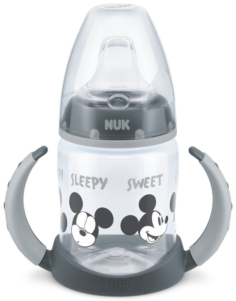 Nuk biberon tranzitie cu cioc Learner Bottle cu senzor 150 ml 6-18 luni Mickey